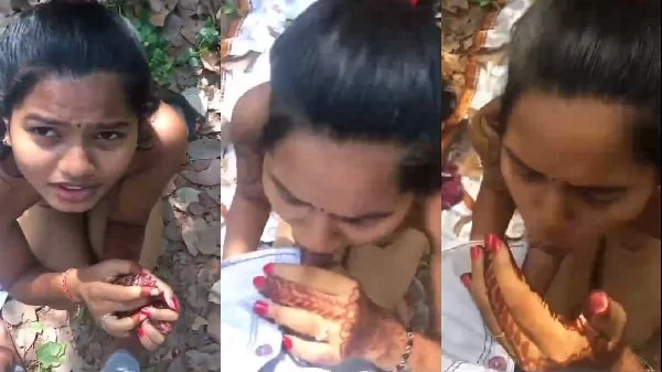 Sexy girl ka outdoor blowjob video