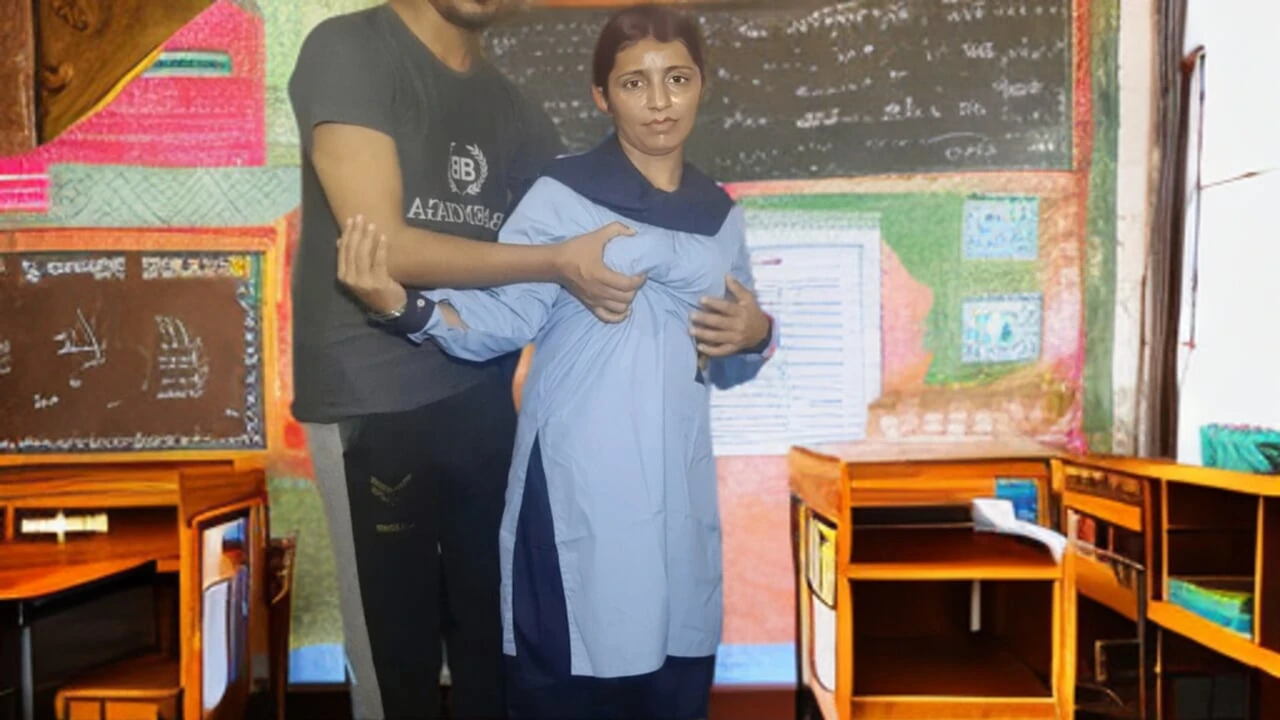 Indian virgin school girl fucked her teacher for the first time